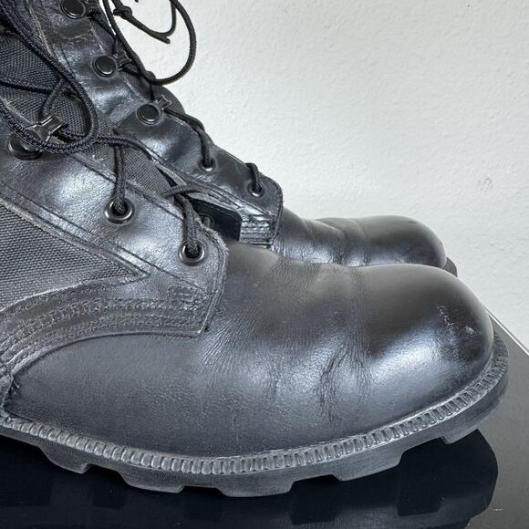 Vintage RO-Search Spike Protective Military Jungle Boots sz 9R BLK - Picture 8 of 16
